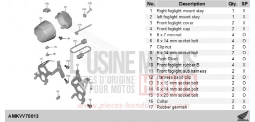FR FOG LIGHT ATT NSS750S de 2025